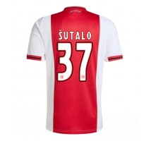Ajax Josip Sutalo #37 Koszulka Podstawowa 2025-26 Krótki Rękaw